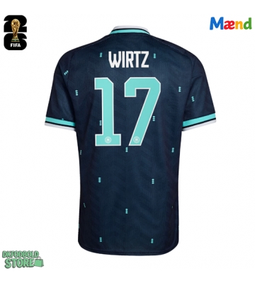 Tyskland Florian Wirtz #17 Replika Udebanetrøje VM 2026 Kortærmet